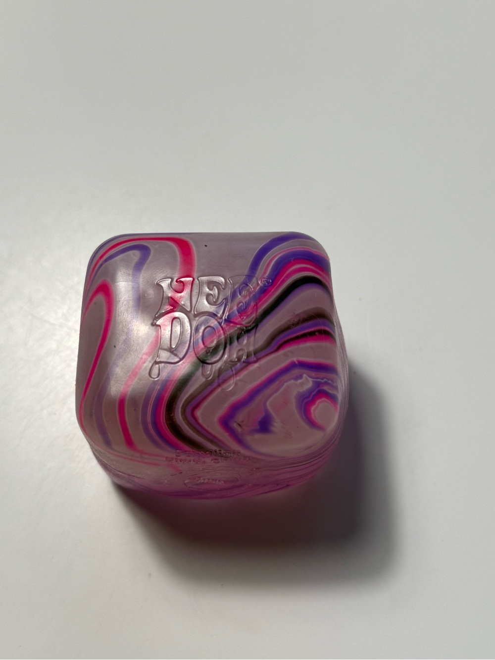 Nee Doh nice cube swirl purple out of box